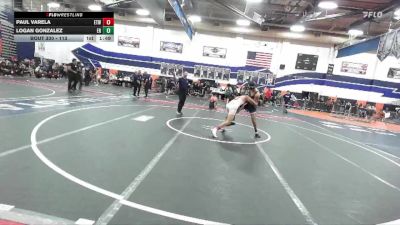 113 lbs Champ. Round 2 - Paul Varela, Etiwanda vs Logan Gonzalez, Eleanor Roosevelt