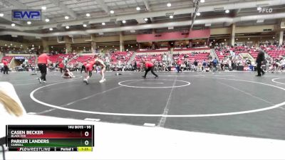 95 lbs Semifinal - Parker Landers, Carroll vs Casen Becker, Black Fox