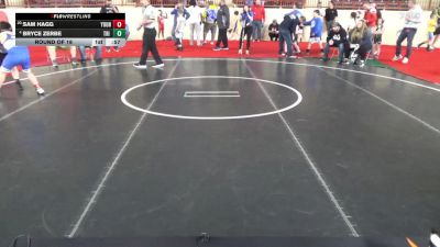 110_B lbs Round Of 16 - Sam Hagg, Youngsville vs Bryce Zerbe, Tri Valley
