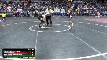 144 lbs Cons. Round 2 - Jackson Spizzirri, Junior Cougar WC vs Benjamin Anderson, Sycamore WC