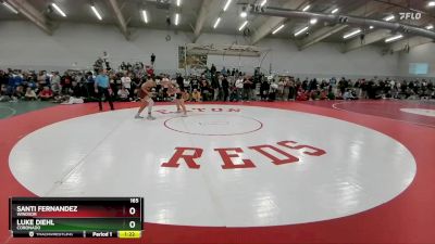 165 lbs Quarterfinal - Luke Diehl, Coronado vs Santi Fernandez, Windsor