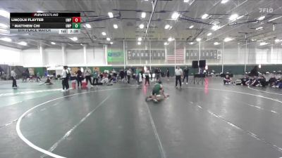 133 lbs 5th Place Match - Matthew Chi, UW-Parkside vs Lincoln Flayter, UW-Parkside