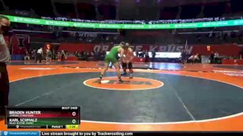2A 285 lbs 3rd Place Match - Braden Hunter, Aurora (Christian) vs Karl Schmalz, Niles (Notre Dame)