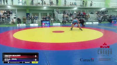 55kg Quarterfinal - Tristen Beaudry, Rhino WC vs Diyaal Johal, The ROC