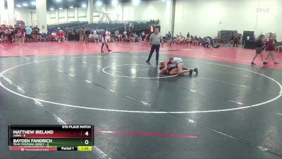 120 lbs Finals (8 Team) - Matthew Ireland, AAWA vs Bayden Fandrich, Team Montana Sidney