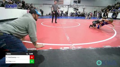 60 lbs Consi Of 4 - Paxton Hattaway, Tiger Trained Wrestling vs Ryker Cox, Miami