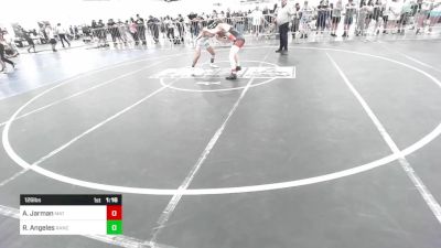 126 lbs Round Of 16 - Adden Jarman, Mat Monsters vs Ricky Angeles, Rancho Bernardo WC