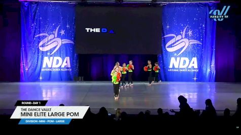 The Dance Vault - Mini Elite Large Pom [2025 Mini - Pom - Large Day 1] 2025 NDA All-Star National Championship