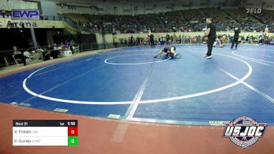 76 lbs Round Of 16 - Valentino Finlan, Liberty Warrior Wrestling Club vs Preston Curley, CYWC