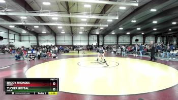 150 lbs Semifinal - Brody Rhoades, Uintah vs Tucker Roybal, Union