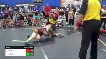 112 lbs Finals (8 Team) - Hayden Mullins, The Funky Singlets vs Rosco Lewis, Backyard Brawlers