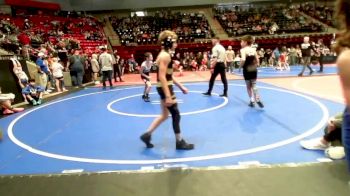 92 lbs Consi Of 4 - Ike Burr, Jenks Trojan Wrestling Club vs Wyatt Cates, Glenpool Youth Wrestling