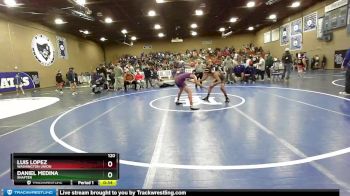 120 lbs Cons. Round 1 - Luis Lopez, Washington Union vs Daniel Medina, Shafter