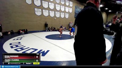 126 lbs Cons. Round 2 - Ryan Romano, Righetti vs Mario Cuadra, Lompoc