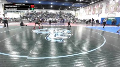 144 Boys Cons. Round 2 - Jayden Loiselle, Canyon Hills vs Mark Henzie, El Capitan