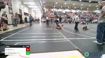 67 lbs Quarterfinal - Willow Anno, HURRICANE WRESTLING ACADEMY vs Khloe Charboneau, Wagoner Takedown Club