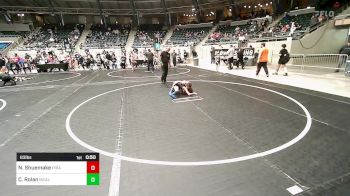 83 lbs Round Of 16 - Noah Shuemake, Pirate Wrestling Club vs Creed Rolan, Mcalester Youth Wrestling