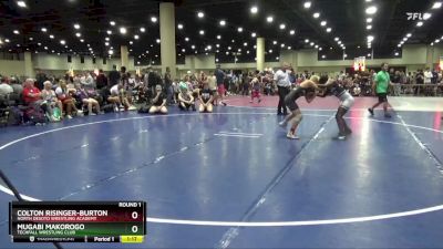 112 lbs Round 1 - Colton Risinger-Burton, North DeSoto Wrestling Academy vs Mugabi Makorogo, Techfall Wrestling Club