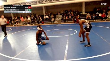 133 lbs Champ. Round 2 - Savieon Garrison, Colby Community College vs Bryson Parker, Barton
