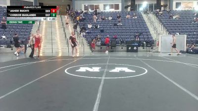 197 lbs Semifinal - Asher Ruchti, Southern Oregon vs Connor Maslanek, Campbell University