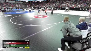 D1-215 lbs Champ. Round 1 - James Clements, Marshfield vs Lincoln McCarty, River Falls