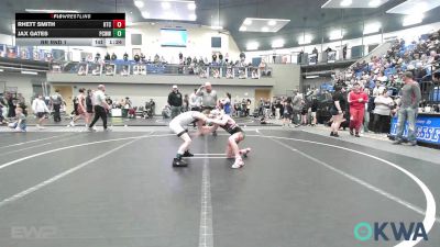 76 lbs Rr Rnd 1 - Rhett Smith, Hinton Takedown Club vs Jax Gates, Ponca City Wildcat Wrestling