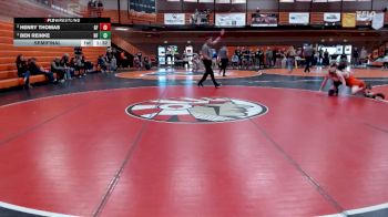 126 lbs Semifinal - Ben Reinke, North Fremont vs Henry Thomas, Glenns Ferry