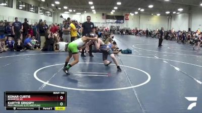 95 lbs Cons. Round 2 - Kartyr Grigspy, Peer Pressure Elite Wrestling vs Konar Curtis, Beaverton WC