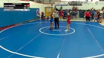 132 lbs Round 1 - Ellis Truschke, Willcox High School vs Maya Madris, San Manuel Jr./Sr. High School