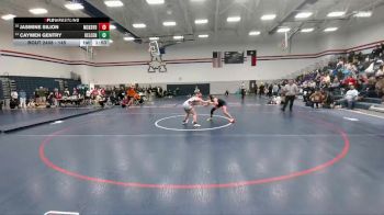145 lbs Cons. Round 1 - Caymen Gentry, Keller Central vs Jasmine Silion, McKinney Boyd