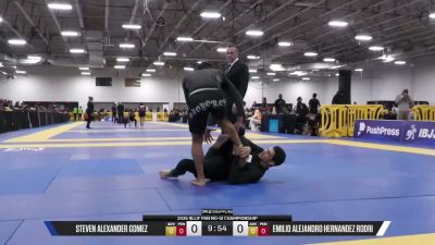 Emilio Alejandro Hernandez Rodri vs Steven Alexander Gomez 2026 Pan IBJJF Jiu-Jitsu No-Gi Championship
