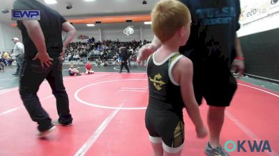 52 lbs Quarterfinal - Leonardo McClain, Verdigris Youth Wrestling vs James Duncan, Pin-King All Stars