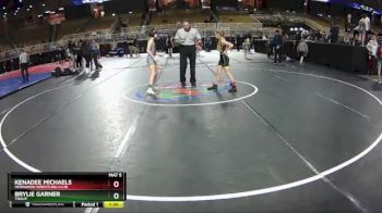 78 lbs Round 3 - Kenadee Michaels, Hernando Wrestling Club vs Brylie Garner, Troup