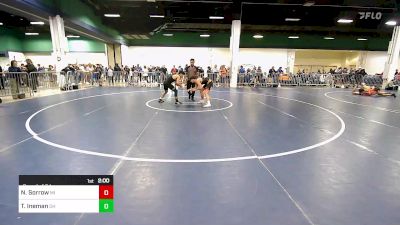 126 lbs Round Of 64 - Nicholas Sorrow, MI vs Tyler Ineman, OH