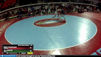 145 lbs Cons. Round 2 - Eli Martin, Idaho vs Nico Yazzolino, Oregon