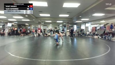 140-146 lbs Round 3 - Ryatt Shurtz, Declo Stingers vs Alex Gutierrez, Sublime Wrestling Academy