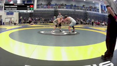 157 lbs Semifinal - Trace Johnson, Eastwood vs Jacob Hodge, Fowlerville