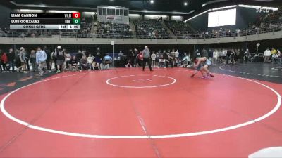 100 lbs Consi-qtrs - Liam Cannon, Wilmington vs Luis Gonzalez, New Castle