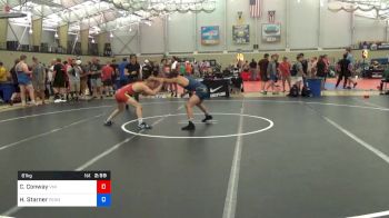 61 kg Consi Of 32 #1 - Cliff Conway, Virginia Military Institute vs Hunter Starner, Pennisula Wrestling Association