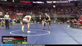 2 lbs Cons. Round 1 - Reece Wrage, North Polk vs Marcus Herold, New Hampton/Turkey Valley