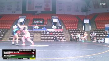 190 lbs Round 3 - Gabriella Allen, Marcellus vs Heaven Cole, Kalamazoo