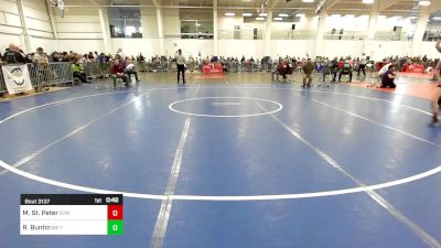 91 lbs Consi Of 16 #1 - Mason St. Peter, Stateline WC vs Ryker Buntin, ME Trappers WC