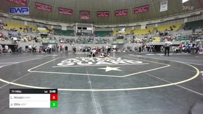 71-74 lbs Quarterfinal - Luke Hixson, Spartan Wrestling Academy vs Jayden Otto, North DeSoto Wrestling Academy