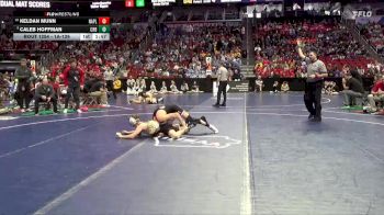 1A-126 lbs Cons. Round 2 - Keldan Munn, Nashua-Plainfield vs Caleb Hoffman, Coon Rapids-Bayard