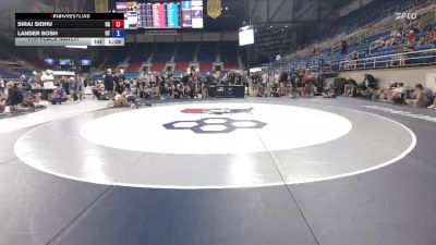 126 lbs 7th Place Match - Siraj Sidhu, CA vs Lander Bosh, UT