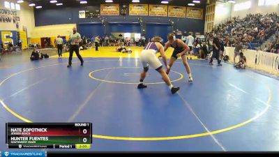 195 Gold Round 1 - Nate Sopotnick, Jensen Beach vs Hunter Fuentes, Southwest Miami