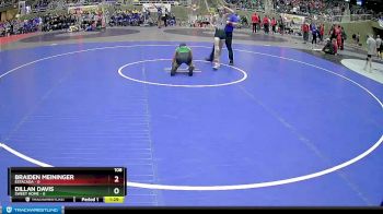 108 lbs Quarterfinals (8 Team) - Dillan Davis, Sweet Home vs Braiden Meininger, Estacada