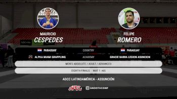 Mauricio Cespedes vs Felipe Romero 2025 ADCC Paraguay Open