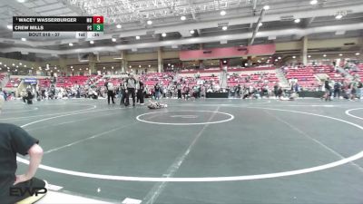 37 lbs Round 2 - Wacey Wasserburger, Midwest Destroyers vs Crew Mills, Platte County