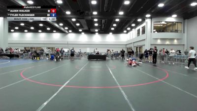 120 lbs Cons. Round 4 - Alden Walker, IN vs Tyler Fleckinger, NC